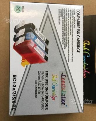 Cartuccia canon bci 3e bjc 6000