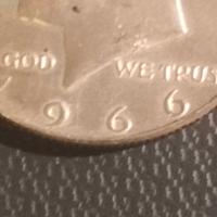 Mezzo dollaro d'Argento 1966
