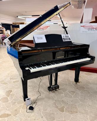 PIANOFORTE MEZZA CODA YAMAHA MOD. C3 NERO LUCIDO S