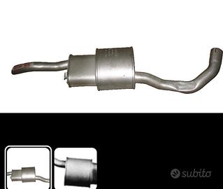 Scarico marmitta finale Alfa Romeo 75 Twin Spark.