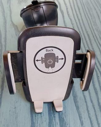 supporto a ventosa parabrezza per smartphone