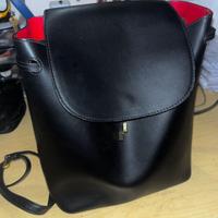 Zaino Ralph Lauren in pelle nera