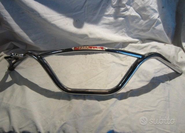 Manubrio Piegato Medio Tommaselli In Acciaio Cromato - Per Moto Stradali E Racing