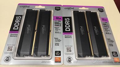 RAM DDR5 32GB KIT (2X16GB) 6000MHZ 36