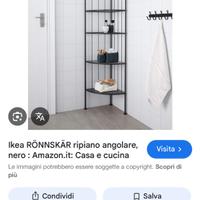 Scaffale angolare ikea