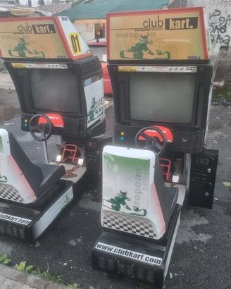 simulatore di guida, sala giochi.