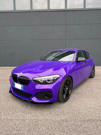 Bmw serie 1 shadow viola preparato