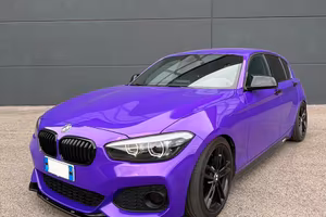 Bmw serie 1 shadow viola preparato