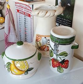 Set tre pezzi da cucina