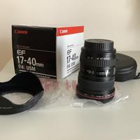 Canon 17/40 f4 serie L attacco EF
