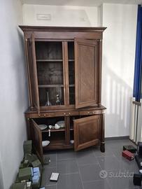 Credenza doppio corpo stile impero