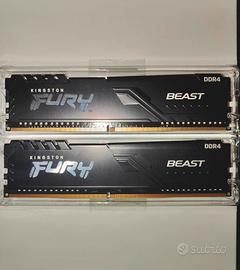 16GB RAM KIT GAMING DDR4 3200 Kingston