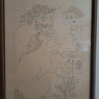 Quadro acqueforti Picasso