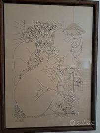 Quadro acqueforti Picasso