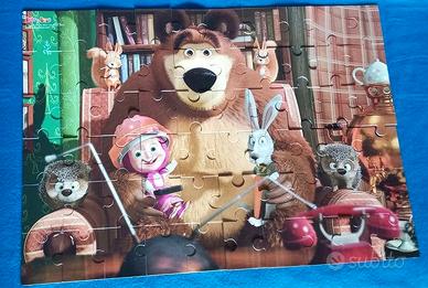 Puzzle Masha e Orso per bambini 60 pz