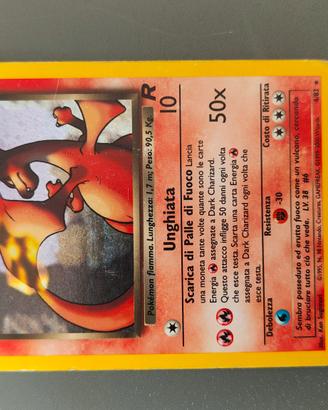 Dark Charizard Holo 4/82 ITA - Team Rocket Vintage