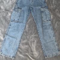 Pantaloni Baggy Denim-Taglia IT38/W29