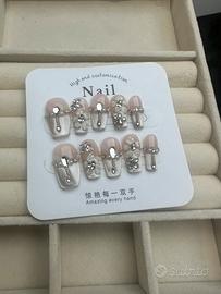 Unghie finte fatto a mano taglia S