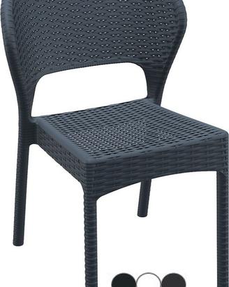 Sedie Polipropilene Arredo Bar Esterno Cod 8008
