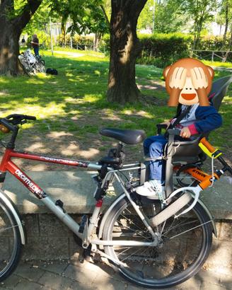 Seggiolino bici attacco a telaio