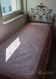Letto singolo di ferro shabby