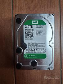 Hard Disk WD Green 3 TB 64MB cache 3,5 sata