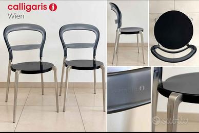 Coppia di sedie Calligaris modello Wien