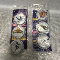 6 Tappi Yoga Power Rangers originale anni 90 nuovi