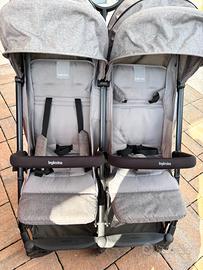 Passeggino gemellare Inglesina Twin Sketch grigio