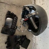 Protezioni per pattini in linea bambini casco ecc