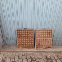 antichi cassetti custodie per stampa 