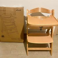 Sedia evolutiva Hauck con sdraietta e riduttore