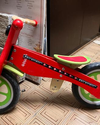 Bici legno bambino