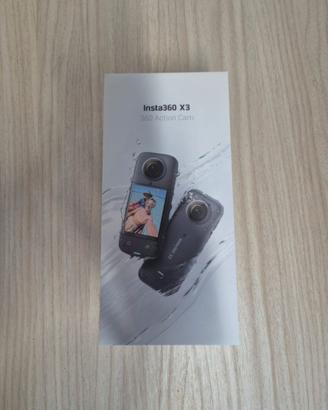 Insta360 X3 + SIM + palo originale 1 metro