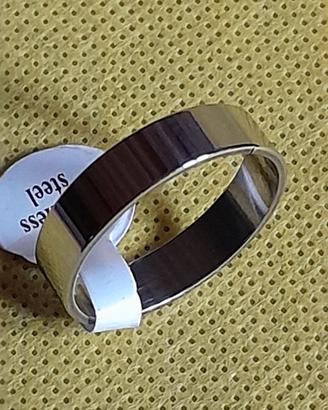 anello acciaio inossidabile taglia 22