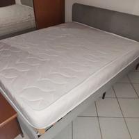 Letto matrimoniale imbottito 160 200 Ikea Slattum