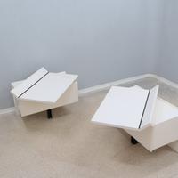 Set “Alanda” cassettiera e 2 comodini vintage 1970