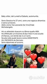 Baby sitter, assistente all'infanzia