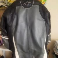 Giacca moto in pelle