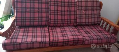 Divanetto a 3 posti con poltrona