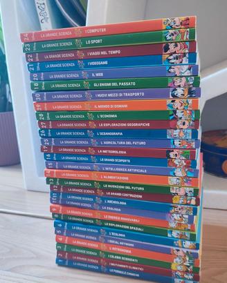 Collana libri/fumetto: la grande scienza Disney