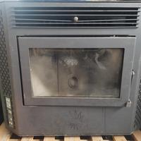 camino a pellet da incasso + guide