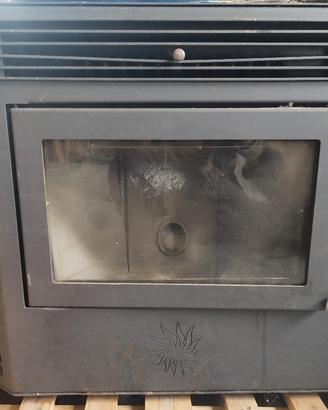 camino a pellet da incasso + guide