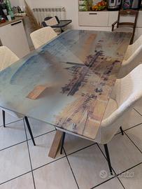 Tavolo vetro