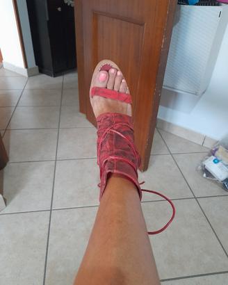scarpe con tacco modello positano