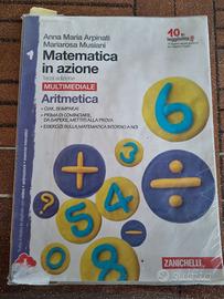 Libro scolastico per la Prima Media: Matematica