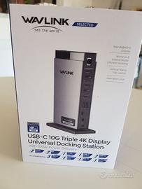 Docking station 15 in 1 DisplayLink universale 4K