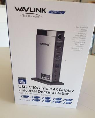 Docking station 15 in 1 DisplayLink universale 4K