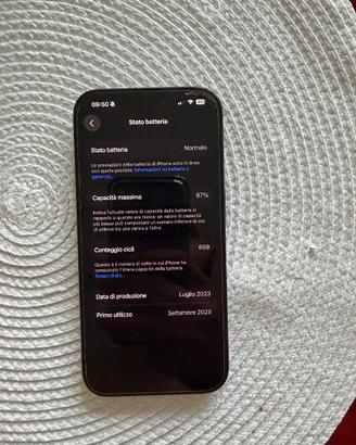 📱 iPhone 15 Pro 256GB Nero Titanio