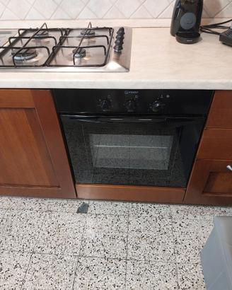 forno a gas / ventilato, incassato INDESIT